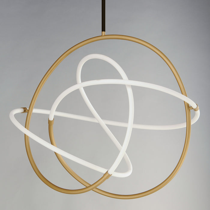 ET2 - E25096-01BKGLD - LED Pendant - Mobius - Black / Gold