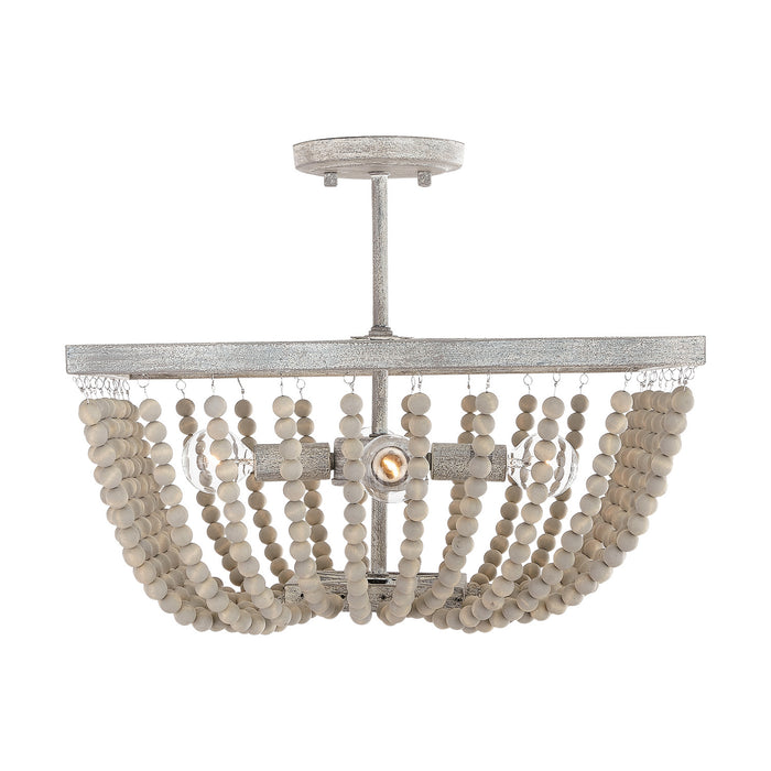 Capital Lighting - 9D294A - Four Light Semi-Flush Mount - Sarah - Mystic Sand