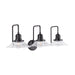 Capital Lighting - 9D318A - Three Light Vanity - Roan - Matte Black