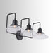 Capital Lighting - 9D318A - Three Light Vanity - Roan - Matte Black