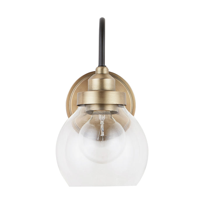 Capital Lighting - 9D320A - One Light Wall Sconce - Daphne - Aged Brass and Black