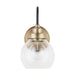 Capital Lighting - 9D320A - One Light Wall Sconce - Daphne - Aged Brass and Black