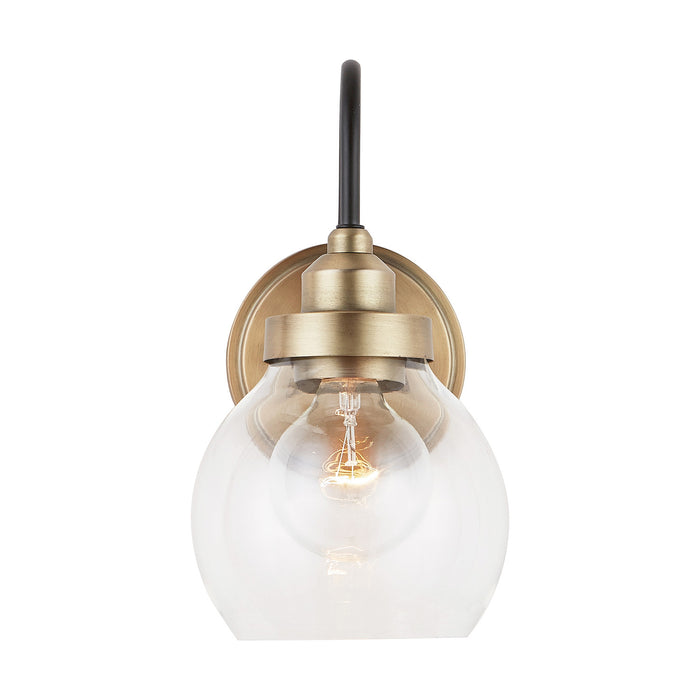 Capital Lighting - 9D320A - One Light Wall Sconce - Daphne - Aged Brass and Black