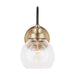 Capital Lighting - 9D320A - One Light Wall Sconce - Daphne - Aged Brass and Black