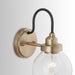 Capital Lighting - 9D320A - One Light Wall Sconce - Daphne - Aged Brass and Black