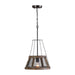 Capital Lighting - 9D322A - One Light Pendant - Lagmore - Zinc and Wood