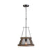 Capital Lighting - 9D322A - One Light Pendant - Lagmore - Zinc and Wood