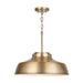 Capital Lighting - 9D328A - One Light Pendant - Oakwood - Aged Brass