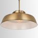 Capital Lighting - 9D328A - One Light Pendant - Oakwood - Aged Brass