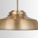 Capital Lighting - 9D328A - One Light Pendant - Oakwood - Aged Brass