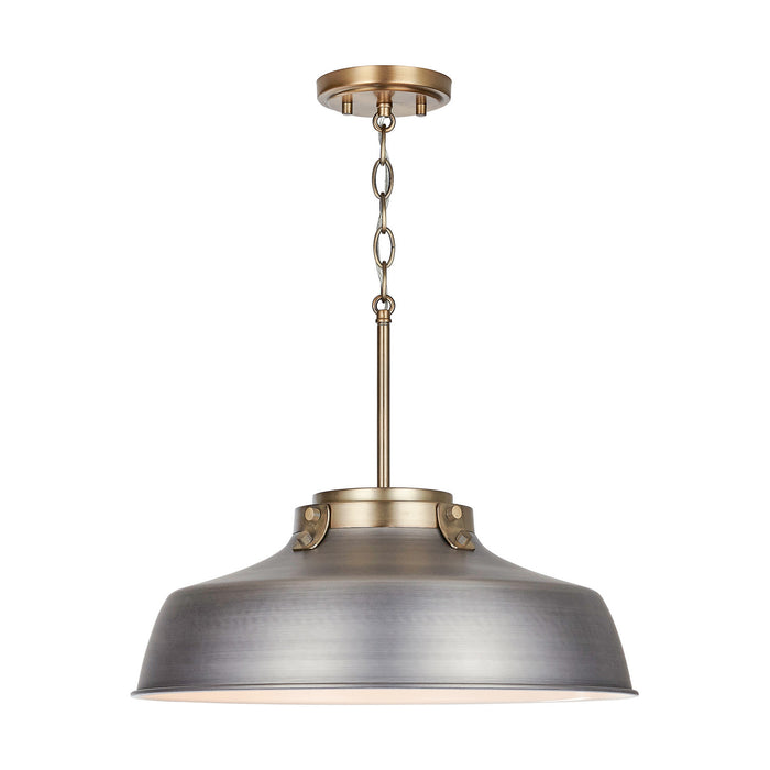Capital Lighting - 9D329A - One Light Pendant - Oakwood - Antique Nickel
