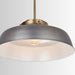 Capital Lighting - 9D329A - One Light Pendant - Oakwood - Antique Nickel