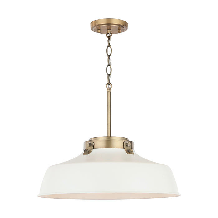 Capital Lighting - 9D330A - One Light Pendant - Oakwood - Warm White
