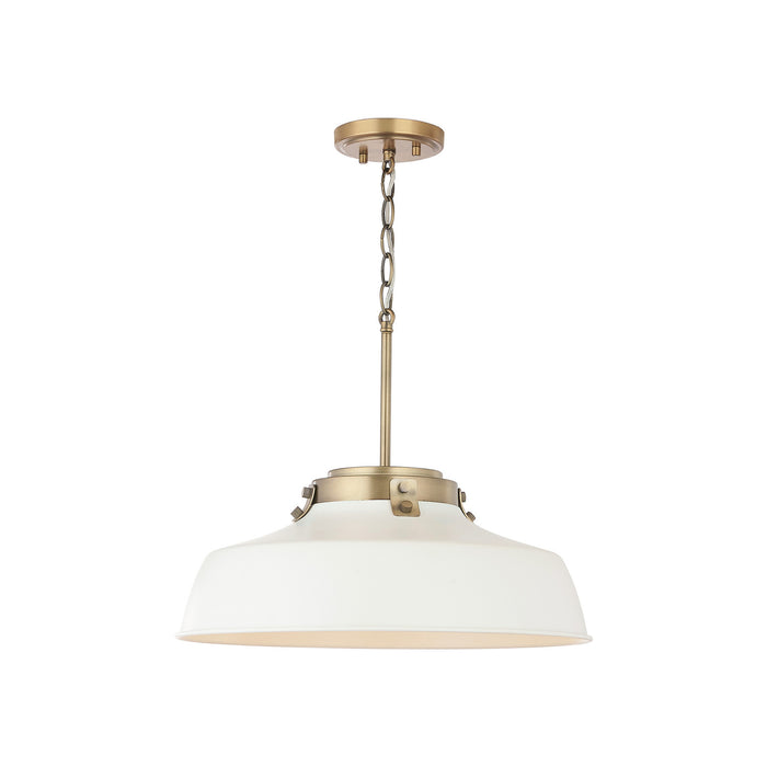 Capital Lighting - 9D330A - One Light Pendant - Oakwood - Warm White