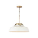 Capital Lighting - 9D330A - One Light Pendant - Oakwood - Warm White