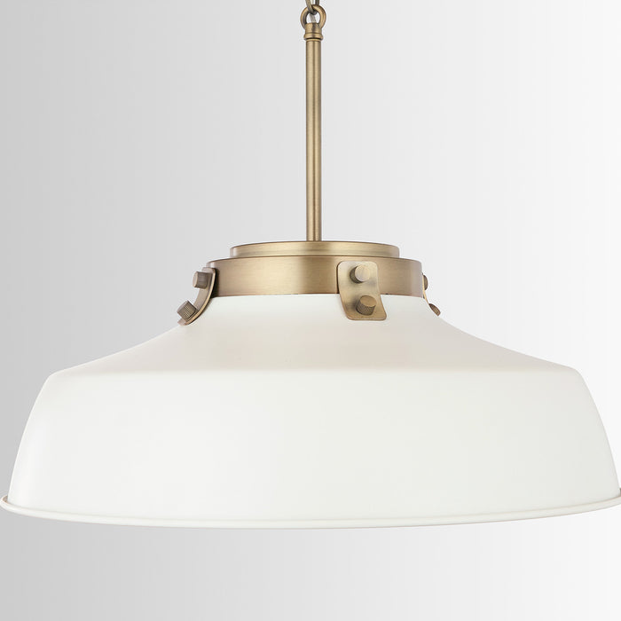 Capital Lighting - 9D330A - One Light Pendant - Oakwood - Warm White