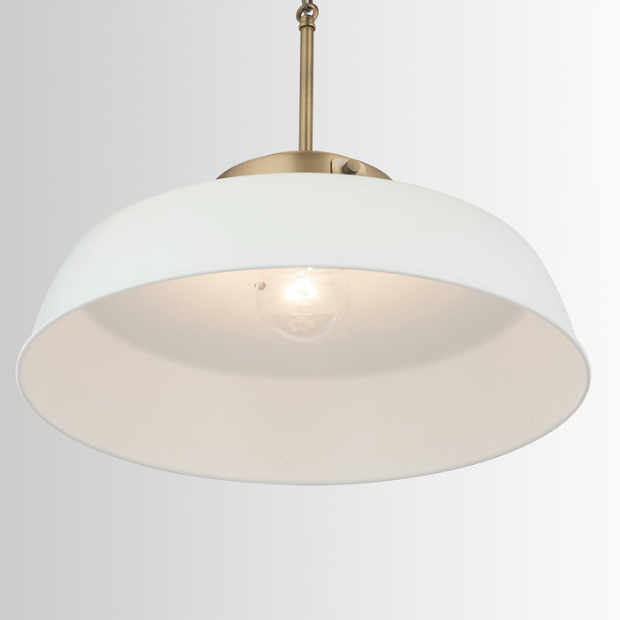 Capital Lighting - 9D330A - One Light Pendant - Oakwood - Warm White
