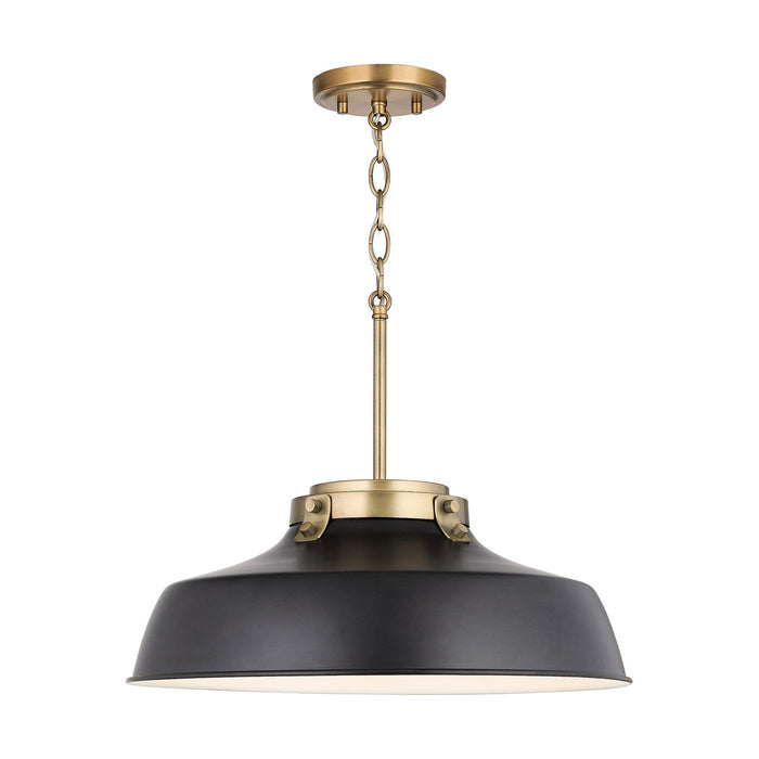 Capital Lighting - 9D331A - One Light Pendant - Oakwood - Matte Black