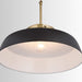 Capital Lighting - 9D331A - One Light Pendant - Oakwood - Matte Black