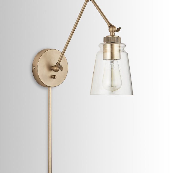 Capital Lighting - 9D344A - One Light Wall Sconce - Profile - Aged Brass