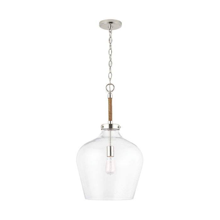 Capital Lighting - 9F371A - One Light Pendant - Boland - Polished Nickel
