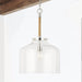 Capital Lighting - 9F373A - One Light Pendant - Corde - Polished Nickel