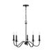 Capital Lighting - 9F375A - Five Light Chandelier - Weston - Matte Black
