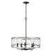 Capital Lighting - AA1003BT - Four Light Pendant - Madeline - Black Tie