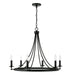 Capital Lighting - AA1005BI - Six Light Chandelier - Tempe - Black Iron