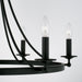Capital Lighting - AA1005BI - Six Light Chandelier - Tempe - Black Iron