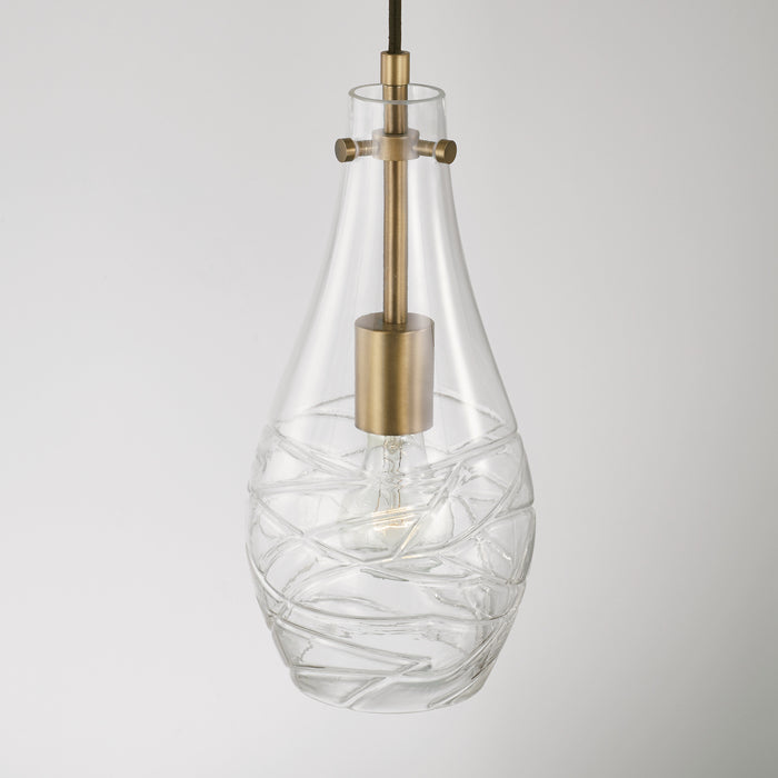 Capital Lighting - AA1006AD - One Light Pendant - Kier - Aged Brass