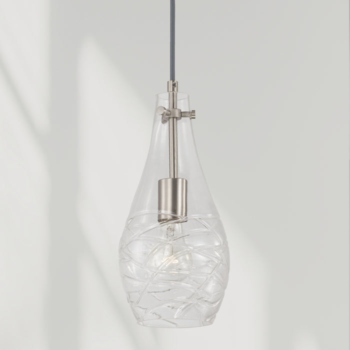 Capital Lighting - AA1006BN - One Light Pendant - Kier - Brushed Nickel