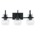 Capital Lighting - AA1007MB - Three Light Vanity - Buxton - Matte Black
