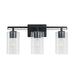 Capital Lighting - AA1008MB - Three Light Vanity - Shelton - Matte Black