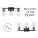 Capital Lighting - AA1008MB - Three Light Vanity - Shelton - Matte Black