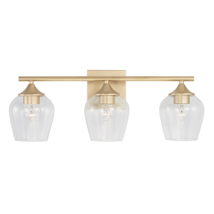 Capital Lighting - AA1009SF - Three Light Vanity - Reece - Soft Gold