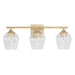 Capital Lighting - AA1009SF - Three Light Vanity - Reece - Soft Gold