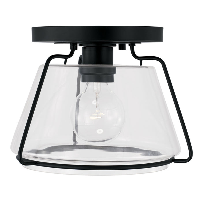 Capital Lighting - AA1010MB - One Light Flush Mount - McLane - Matte Black
