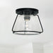 Capital Lighting - AA1010MB - One Light Flush Mount - McLane - Matte Black