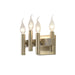 Varaluz - 357B04LBB - Four Light Bath - Collette - Antique Brass