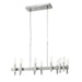Varaluz - 357N12SN - 12 Light Linear Pendant - Collette - Satin Nickel