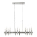 Varaluz - 357N12SN - 12 Light Linear Pendant - Collette - Satin Nickel