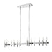 Varaluz - 357N16SN - 16 Light Linear Pendant - Collette - Satin Nickel