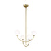 Visual Comfort Studio - AEC1054BBS - Four Light Chandelier - Galassia - Burnished Brass