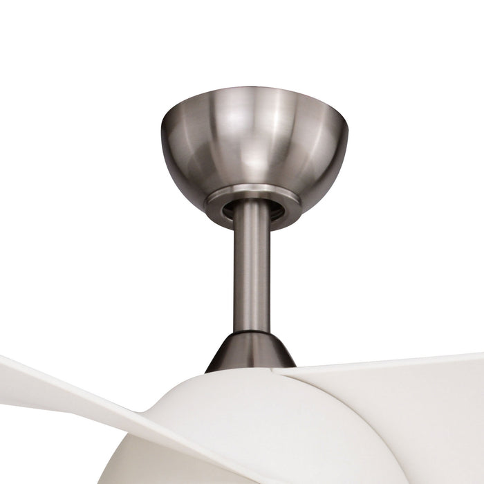 Vaxcel - F0091 - 52"Ceiling Fan - Odell - Brushed Nickel and Matte White