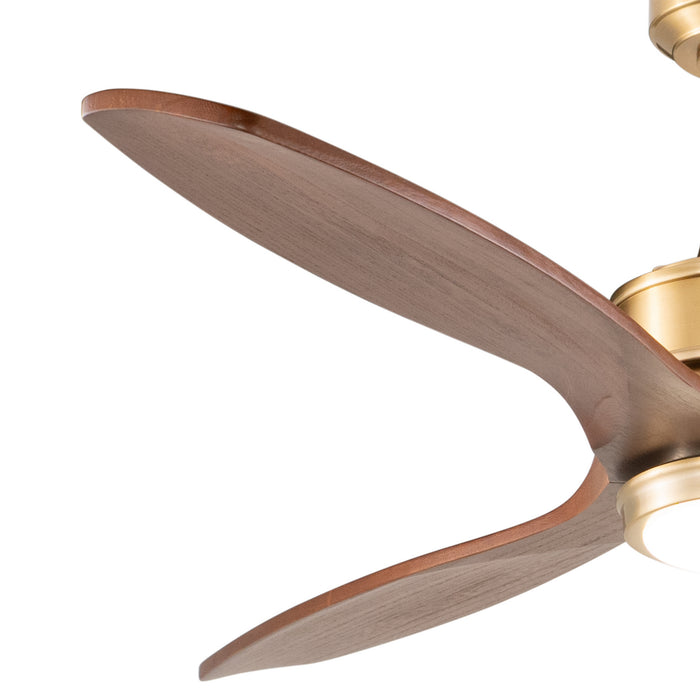 Vaxcel - F0097 - 52"Ceiling Fan - Curtiss - Satin Brass