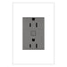 Legrand - WNAR153M1 - Plus-Sized 15A Outlet - Adorne - Magnesium