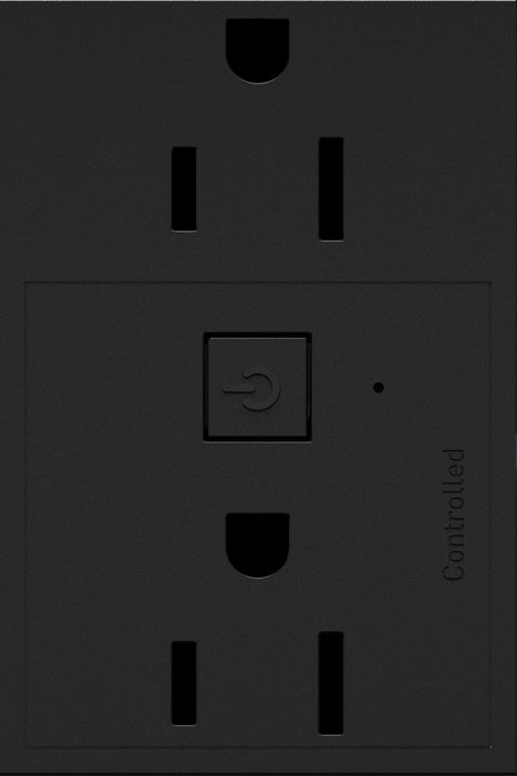 Legrand - WNAR153G1 - Plus-Sized 15A Outlet - Adorne - Graphite