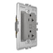 Legrand - WNAR203M1 - Plus-Sized 20A Outlet - Adorne - Magnesium