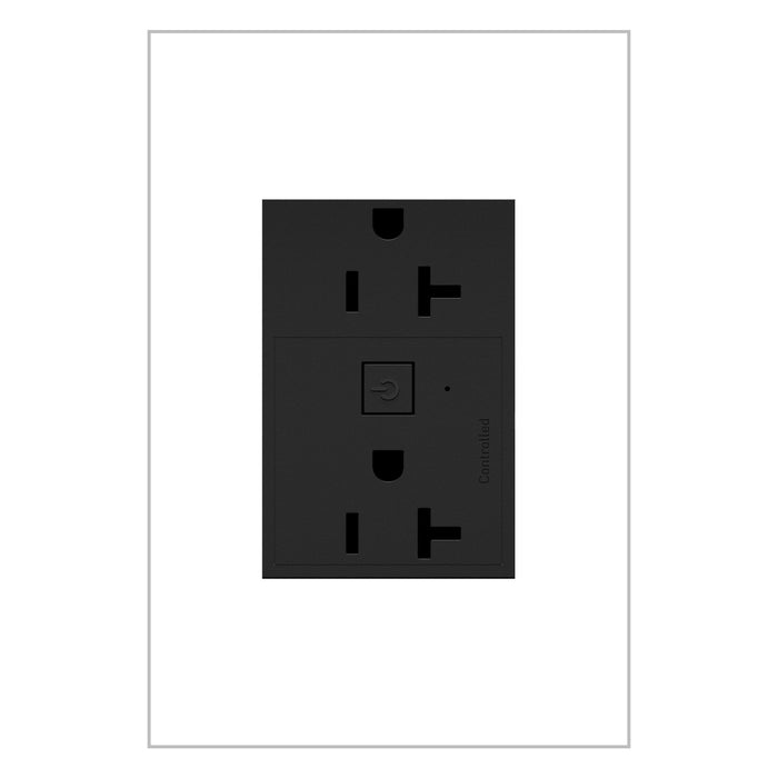 Legrand - WNAR203G1 - Plus-Sized 20A Outlet - Adorne - Graphite